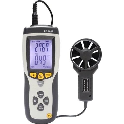 Anemometer Air volume The wind temperature wind speed test