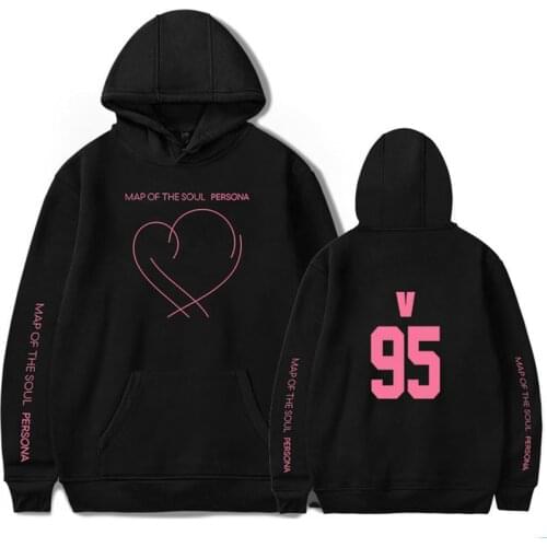 Bangtan Boys Album MAP OF THE SOUL PERSONA Hoodie Women/Men Korean Style Hoodies Sweatshirt Oversized Jacket Coat Kpop Clothes