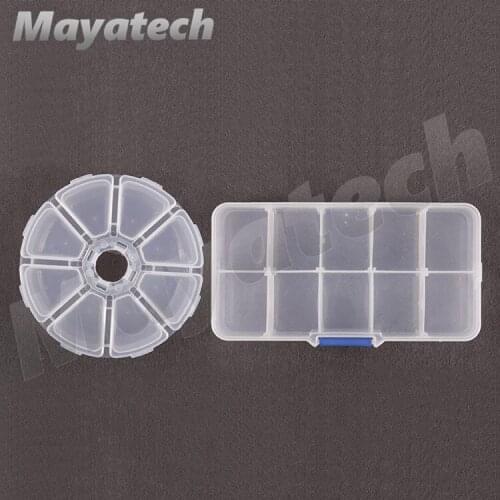 Model Storage box Banana Head Small Parts Box 8 or 10 Slots Cells Hardware Fittings Toolbox Square and Round