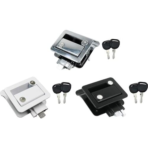 Zinc Alloy Camper RV Door Latch Locks Kit for Trailers, Universal Fit