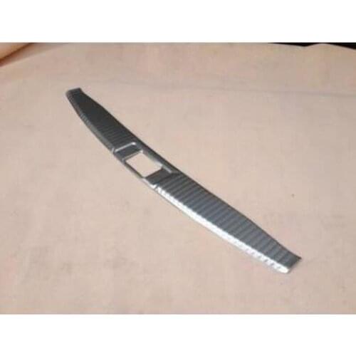 For Honda VEZEL 2014-2018 1PC Stainless Steel Car Trunk Inner Rear Tail Box Bumper Pedal Plate Cover Trim Car Styling Accessory