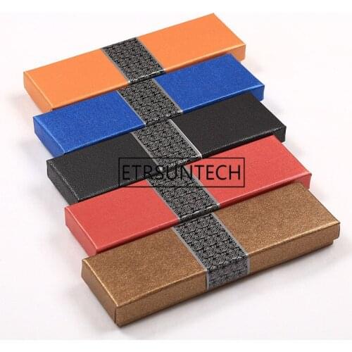 100pcs 6 Colors School Office Supplies Stationery Pen Box Paper Box General Creative Gift Box Packaging Carton Luxury Pen Box