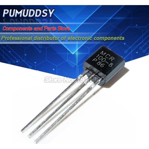 100PCS MCR100-8 100-8 MCR100 TO-92 NEW IC