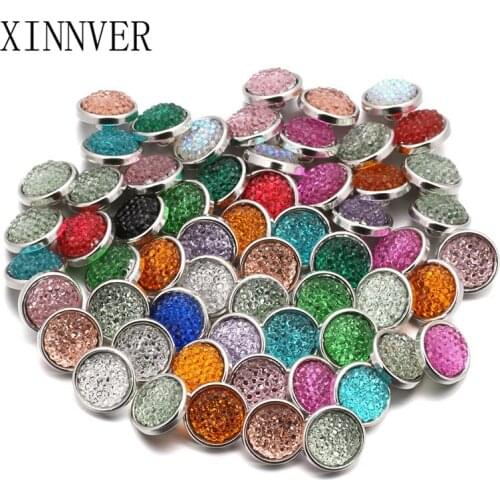 50pcs/lot Mix 5 Style 12mm Snap Button Jewelry Fit Snap Bracelet/Earrings Snaps Jewelry