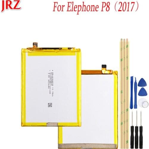 3600mAh For Elephone P8 2017 Battery Batterij Mobile Phone High Quality Replacement Batteria For Elephone P8 2017 AUCC with Tool
