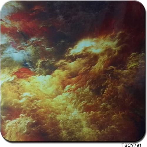 Free shipping TSCY791 50cm width x 10m pva water dipping printing gold cloud hydrographic film water transfer film