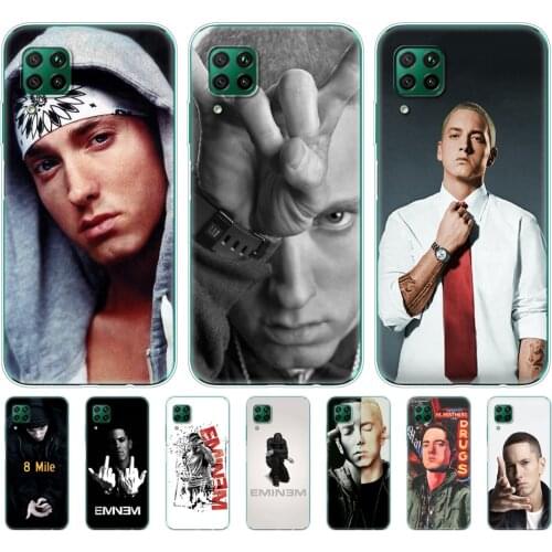 Case For huawei p40 lite E p40 pro P smart 2020 Cover For huawei Y5P Y6P Y7P Y8P Y6S Y8S Y9S NOVA 5T Hip Hop Rapper Eminem rap