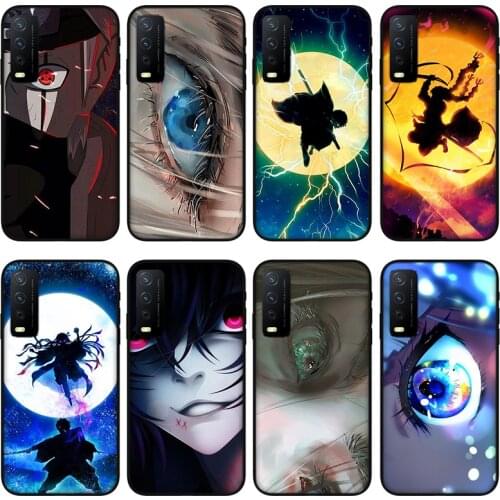 Anime eyes Phone case for vivo y30 y50 y53 y52 y31 y53 , Protective silicone case for vivo Y18 Y19 Y15 Y12 Y51 Y85 Y97 Y70s
