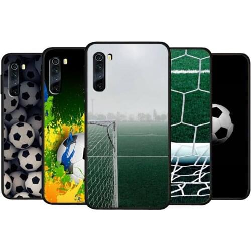 Funny Football Soccer Phone Case For Xiaomi Redmi 4X 5 Plus 6 6A 7 7A 8 8A 9 Note 4 8 T 9 Pro Cover