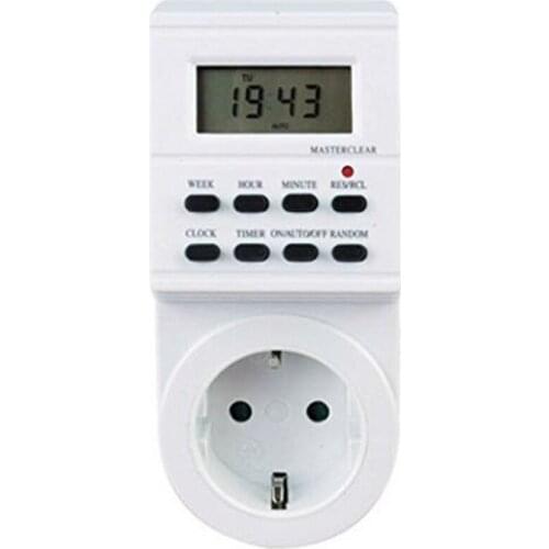 Digital Timer Silver Electronics 49401 3600W White