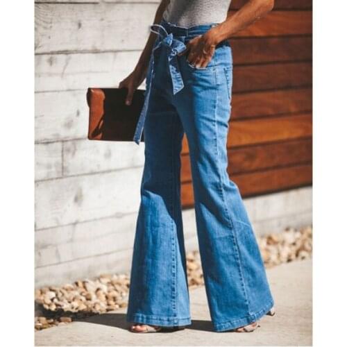 Jeans woman джинсы женские high waist jean women высокой талией mujer femme wide leg pants long pants