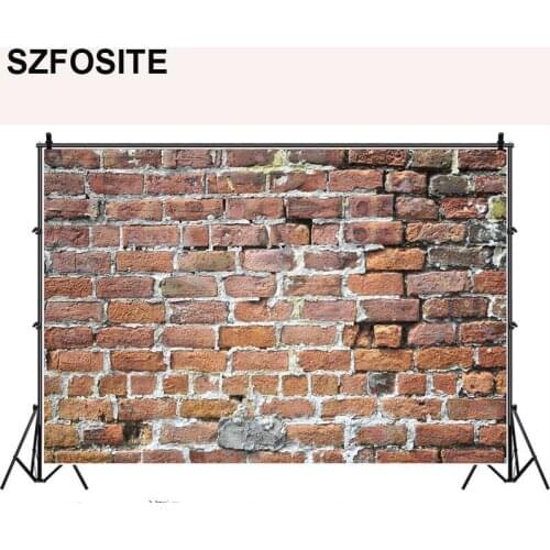 Retro Red Brick Wall Theme Photography Backgrounds Home Studio Shot Nostalgic Photo Decorate Children Customized Vinyl Backdrop