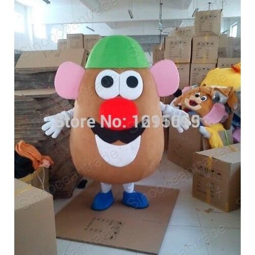 Mr. Potato Head Mascot Costume Cartoon Character Costumes mascot costumes for adults Fancy Dress Party Suit