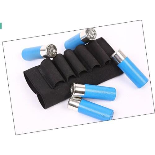 Shotgun Rifle 5 Shells Buttstock Hunting Ammo Pouch Tactical Military Airsoft Shell Bullet Bag Accessory Bag