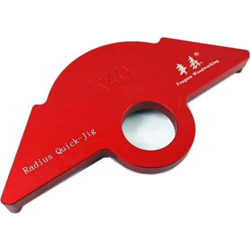 Semicircle Quick Positioning Template Tools R20/30/40 Trimming Engraving Machine R Angle Round Corner Round Arc Woodworking