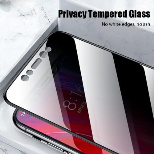 Tough Privacy Screen Protector for Xiaomi Poco M2 F2 Pro X2 Anti-spy Tempered Glass On Xiaomi Poco X3 NFC Poco C3 M3 Glass Film