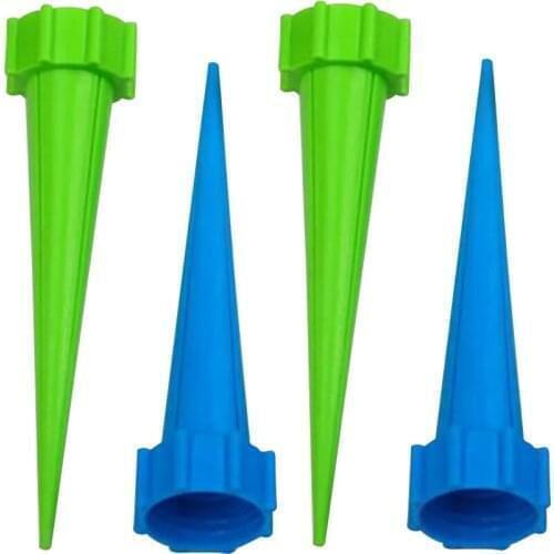 Plant Self Water Funnel 4PC Watering Adjustable Stakes System Vacation Waterer Slow Automatic Watering Spikes Irrigation System3