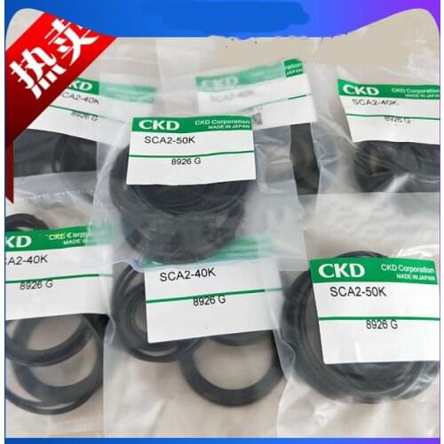 SCA2-40K SCA2-50K SCA2-63K SCA2-80K SCA2-100K SCA2-125K CKD single piston rod cylinder repair kit SCA2 series