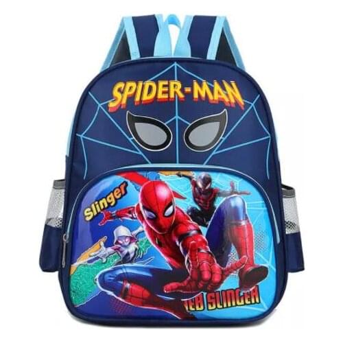 Disney New boys school bag kids children schoolbags Boy Spiderman school Backpack