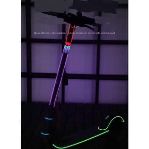 For Xiaomi M365 LED Strip Flashlight For Xiaomi 365Pro 2 Ninebot Max G30 Electric Scooter Night Cycling Safety Decorative Light