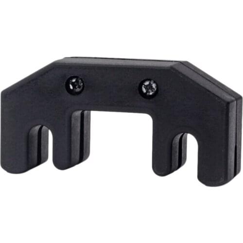 Rubber Coated Heavy Metal Practice Mute for Cello & Viola Black