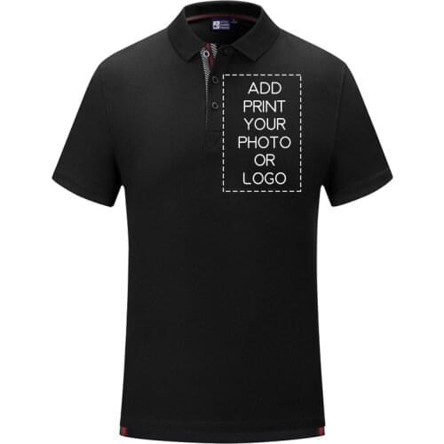 Men Summer Short Sleeve Polo Shirt Casual Solid Color Jerseys Male Cotton Tops Custom Print Logo Unisex Uniform Women Clothing