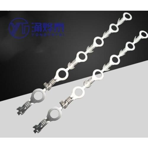 YYT 100PCS 2.2//3.2/4.2/5.2/6.2 Round lug Small side Small connector terminal crimping piece