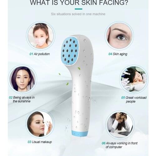 3 Colors LED Light Treatment Skin Rejuvenation Anti Wrinkle Skin Care Beauty Wrinkle Removal Machine Reduce Crows Feet