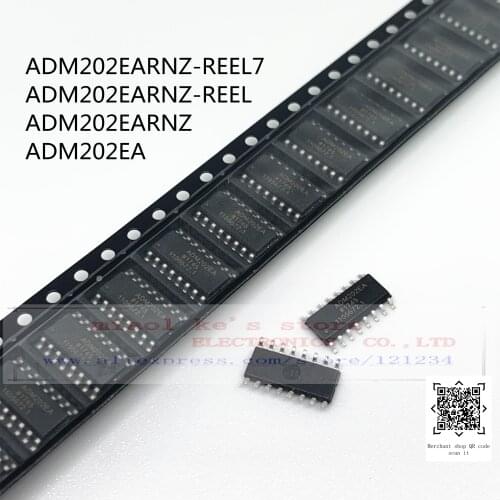 [5pcs-10pcs]100%New original; ADM202EARNZ-REEL7 ADM202EARNZ-REEL ADM202EARNZ ADM202EA - IC TXRX RS232 5V 15KV 230kbps 16SOIC
