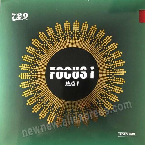 729 FOCUS I FOCUS 1 FOCUS-1 Pips-In Table Tennis PingPong Rubber with Sponge