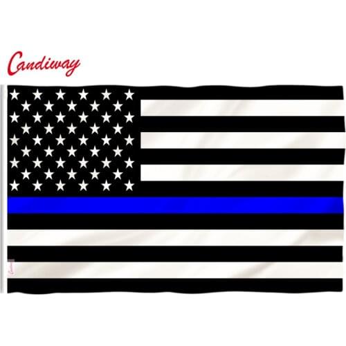 American flag black blue star flag Decoration Star 3*5FT/90*150cm usa flag