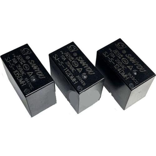 Free shipping 2PCS Relay DIP4 SJ-S-105DMH 112DMH 124DMH 5V 12V 24V 10A