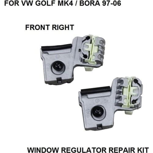 FREE SHIPPING FOR VW GOLF MK4 / BORA WINDOW REGULATOR REPAIR KIT CLIPS 1997-2006 FRONT RIGHT NEW