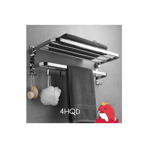 Free Punch 304 Stainless Steel Bathroom Towel Rack Bathroom Towel Rack Bathroom Hardware Pendant Set