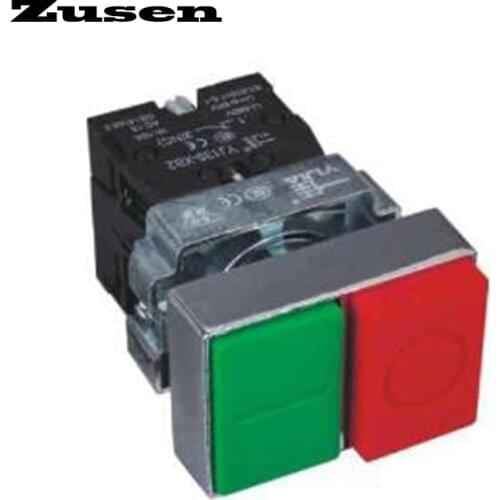 Zusen XB2-11B metal block type double head momentary push button switch