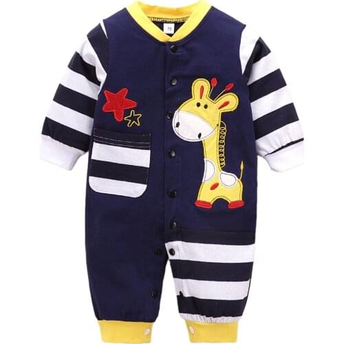 Cartoon Animal Baby Romper Cotton Infant Clothes For Kids Spring Autumn Baby Overalls Jumpsuit Girl Boy Newborn Toddler Clothing