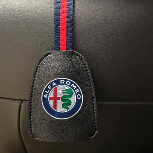 Car Seat Headrest Hook Multi-Function for Seat Back Hanger Bag Hook Hidden car for Alfa Romeo Giulia Giulietta 159 156 147 MITO