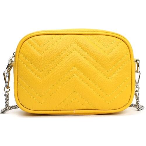 Fashion Chain Women Shoulder Bag Luxury Soft Natural Leather Women Handbag Womens Bag High Quality Cowhide Female Messenger Bag