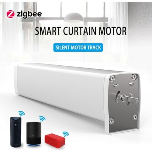 Zigbee curtain motor smart office WIFI voice electric curtain motor suitable for office buildings and hotels