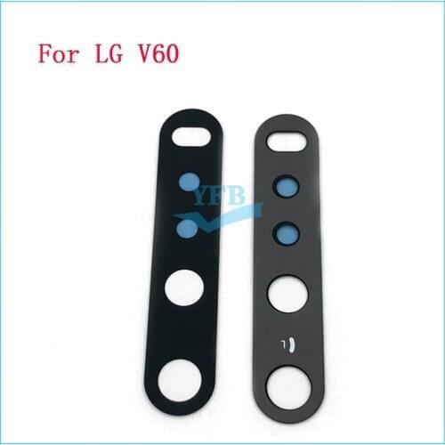 2pcs Rear Camera Lens For LG V60 V50S V40 V30 V20 V10 Q60 Back Camera Glass Lens Cover Camera outside Glass with stickers