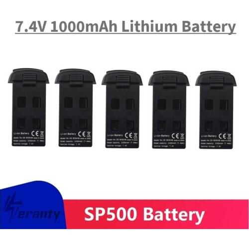 Original Battery for SP500 Drone RC Quadcopter spare parts 7.4V 1000mAh Lipo battery for Sp500 Rechargeable Battery