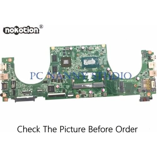 PCNANNY 0K0PF0 DAJW8CMB8E1 for DELL Vostro 5470 laptop motherboard i7-4500U tested