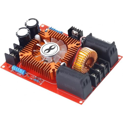 ZVS Driver Board Professional Coil Driver Board Flyback Heat Treatment Heating Fast Heating Module with Fan Heater Driver DIY