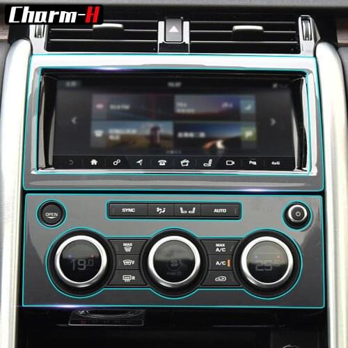 Transparent Protective Film Vinyl Wrap Stickers for Land Rover Discovery 5 LR5 HSE L462 Interior Gear Shift Door Trim Decal