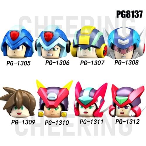 Rockmans Mini Action Building Blocks Gold Man Anime Figures Educational Toys For Children PG8137