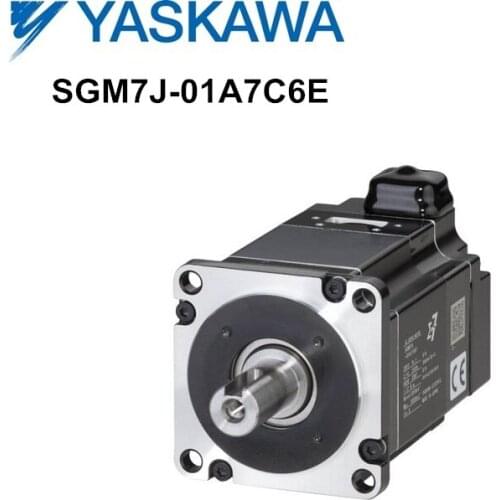 SGM7J-01A7C6E 100W YASKAWA ac servo motor new and original Yaskawa sigma-7 SGM7 series servomotor