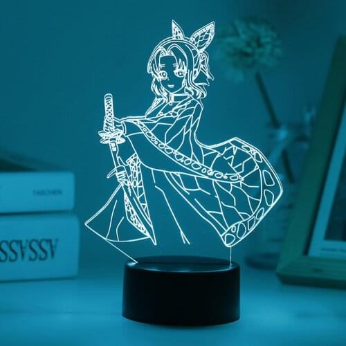 Led Night Light Rem Re Zero Anime Figure Lamp For Festival Bedroom Novelty Illusion Birthday Party Decor Indie Kids Desktop Gift