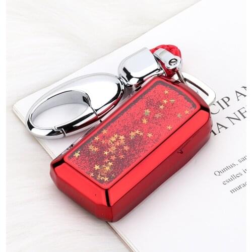 2020 Fashion Quicksand TPU Car Remote Smart Key Case Cover Shell For Mitsubishi Outlander Lancer 10 Pajero Sport ASX RVR L200