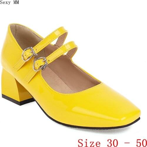 Med High Heels Women Pumps High Heel Shoes Woman Wedding Shoes Small Plus Size 30 31 32 33 - 40 41 42 43 44 45 46 47 48 49 50