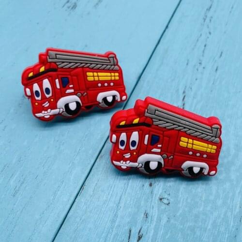 10Pcs Red Lightning Car Shape Rubber Cabinet Knobs and Handles for Kids Girls Boys Bedroom with PVC Safety Soft Pattern